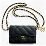 Mini sac CC Noir Cuir